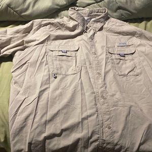 Columbia button up for fishing